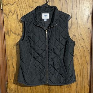 Old navy. Black and gray light weight vests. Sz large.